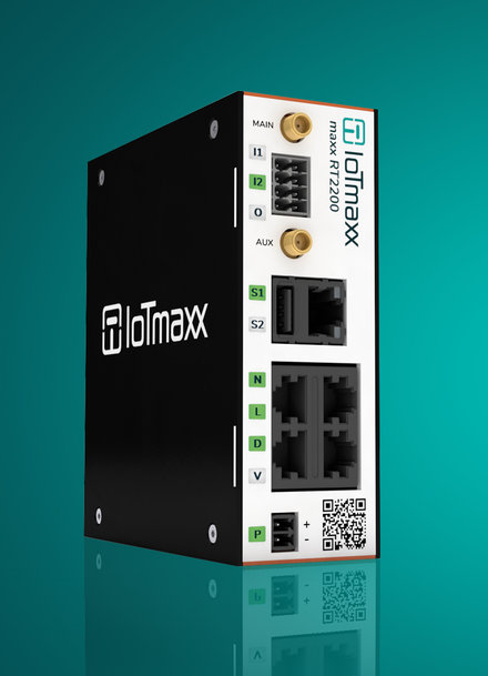 Router für sichere Industrieanwendungen maxx RT2200 – per Mobilfunk oder LAN/WAN nutzbar